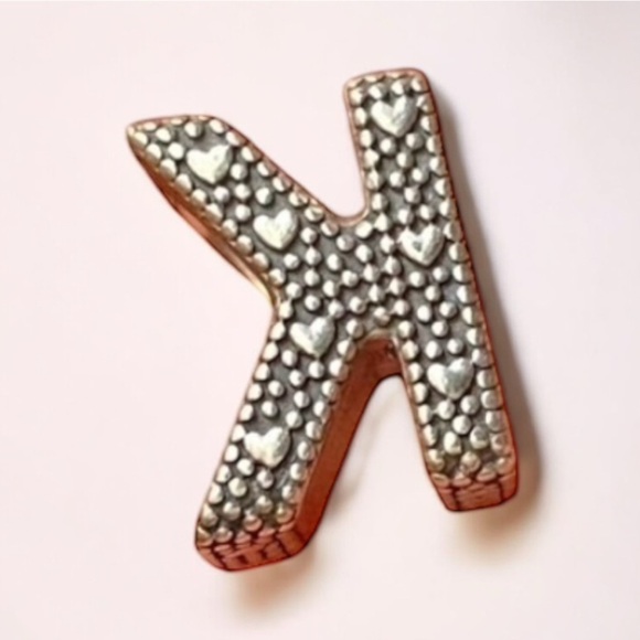 Authentic Pandora Letter K Charm for Bracelet or Necklace Silver 925 - Picture 2 of 12